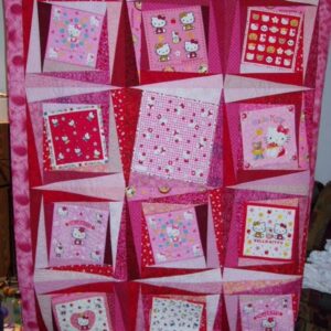 Hello Kitty Pattern Quilt Blanket Tr12  Quilt